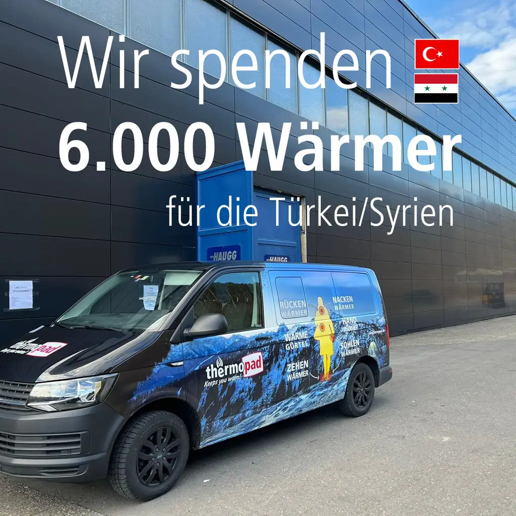 6000 Wärmer für die Türkei/Syrien